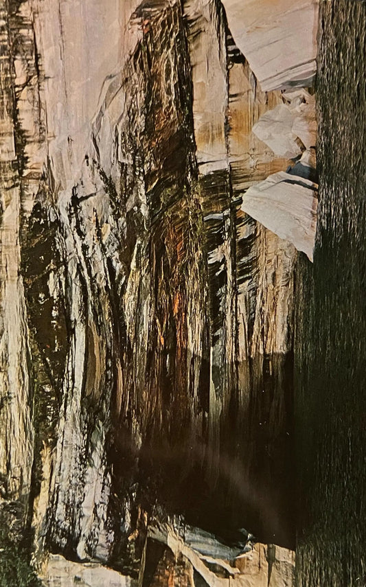 Rainbow Cave in Munising in Michigan’s Upper Peninsula - Vintage Cave Postcard