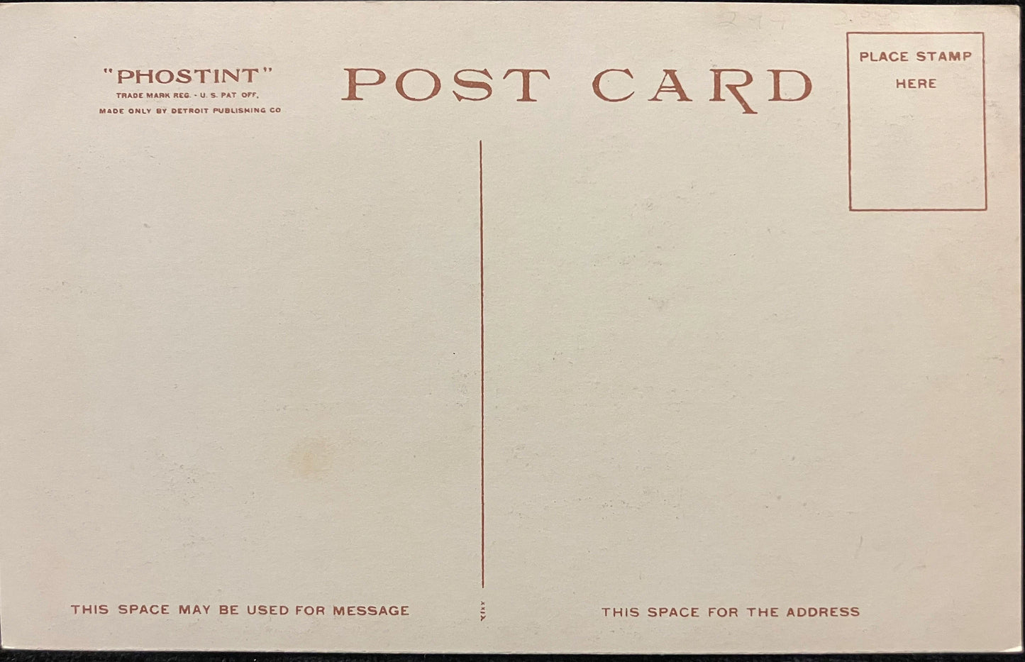 Old Man of the Mountains, White Mountains, New Hampshire - Copr. Detroit Photographic Co. - Vintage Scenic Postcard