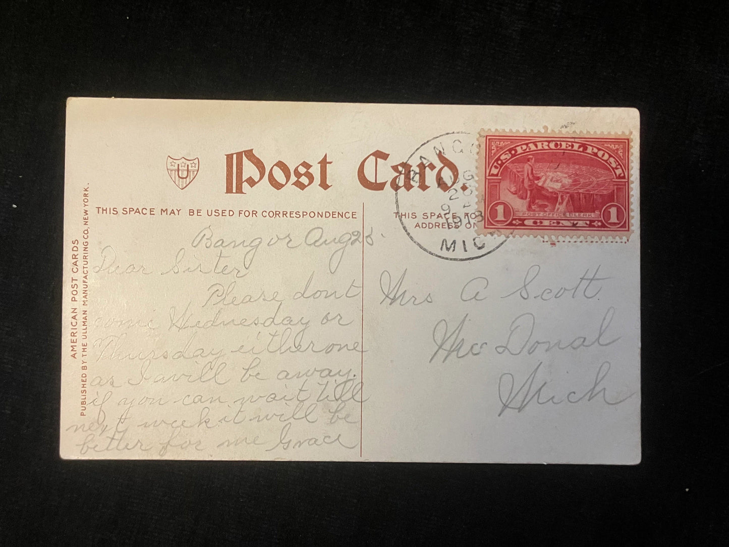 Old Pinnacle Hill from Cobbs’ Hill, Rochester, New York - Vintage Postcard