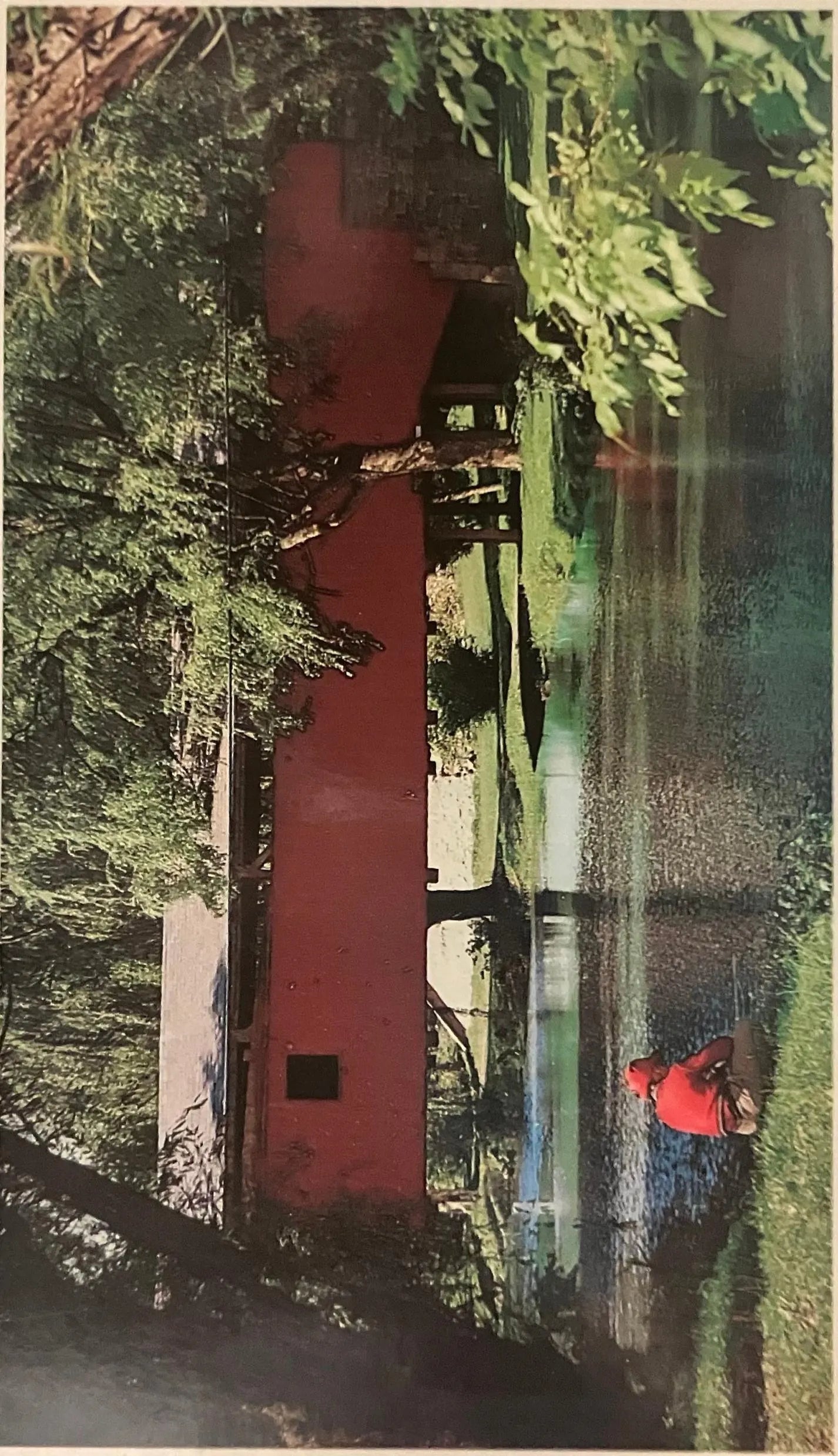 Bogert's Covered Bridge - Allentown, Pennsylvania - Vintage Covered Bridge Postcard