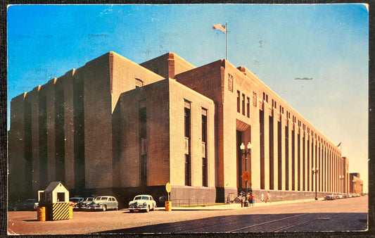 Post Office Building - Minneapolis, Minnesota - Vintage Post Office Postcard