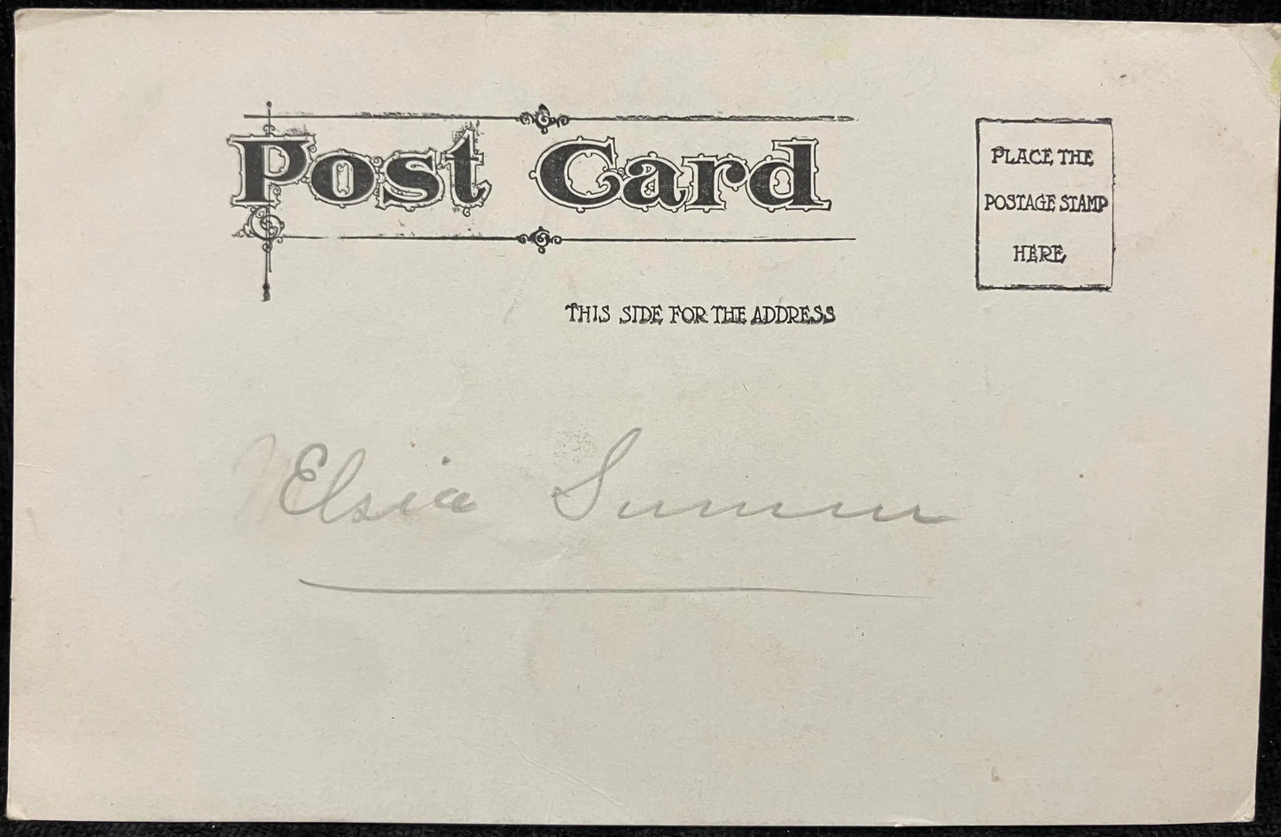 St Elizabeth's Hospital, Claremont Ave. and Lemoyne St., Chicago. Ill. - Vintage 1890s Hospital Postcard - address only backside, unused