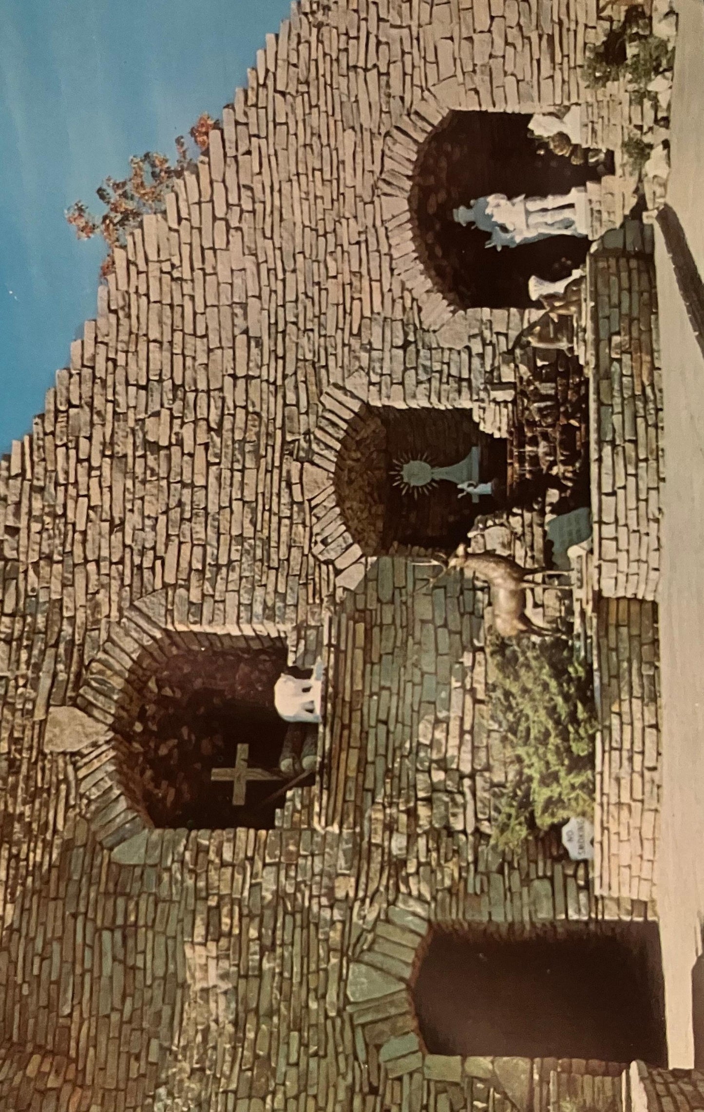 Our Lady of the Woods Shrine - Mio, Michigan - Vintage Postcard