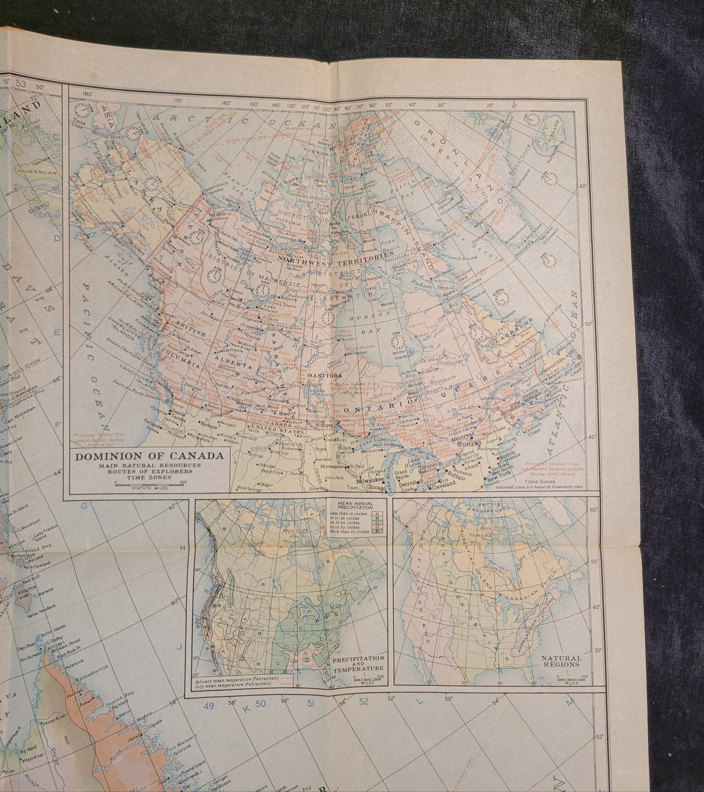 Map of Canada - 1936
