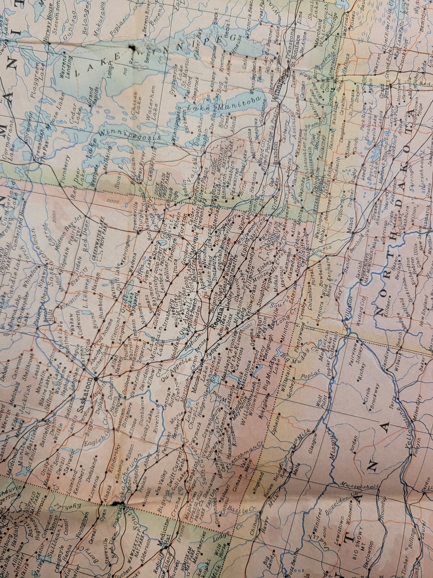 Map of Canada - 1936