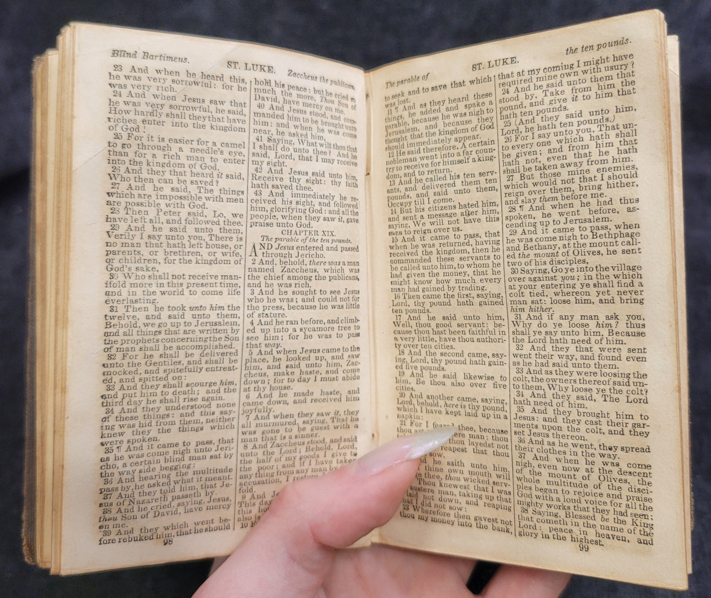 Civil War Era Pocket Bible - United States Sanitary Commision - 1857