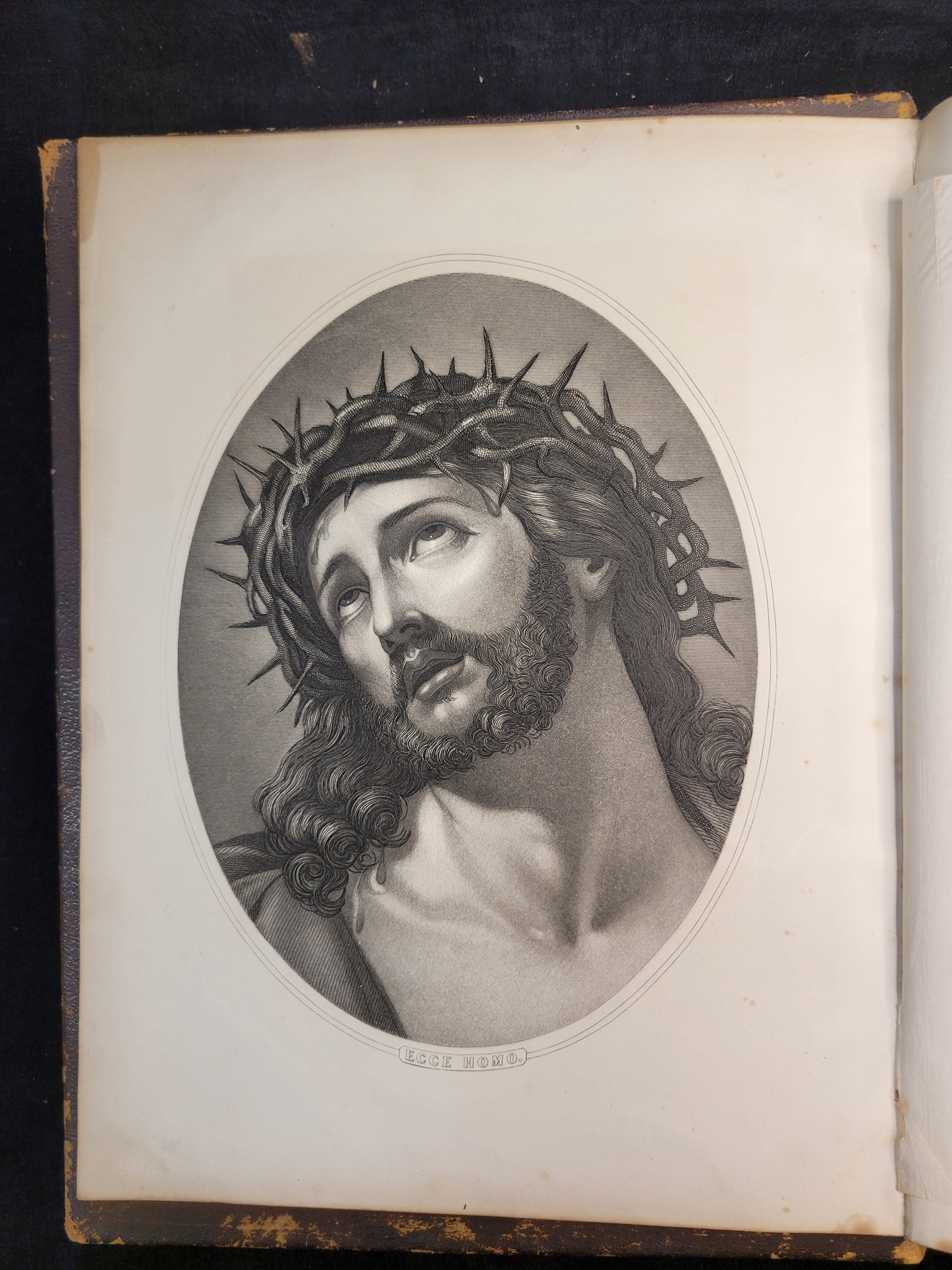 Family Catholic Bible with Illustrations and Ephemera - Late 1800s (1864-1870)