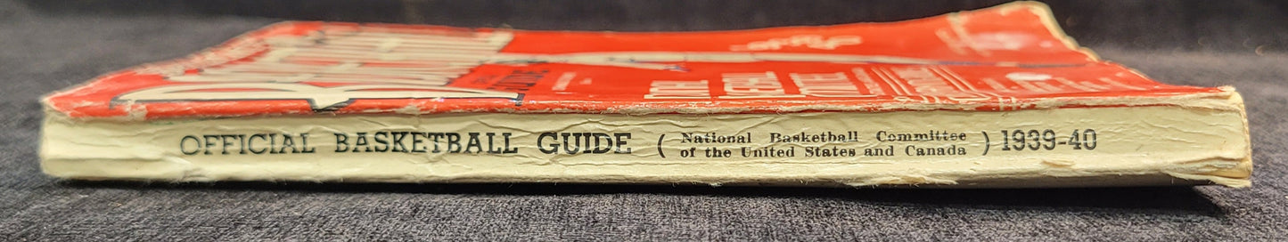 Spalding's Basketball - Official Guide - 1939-1940