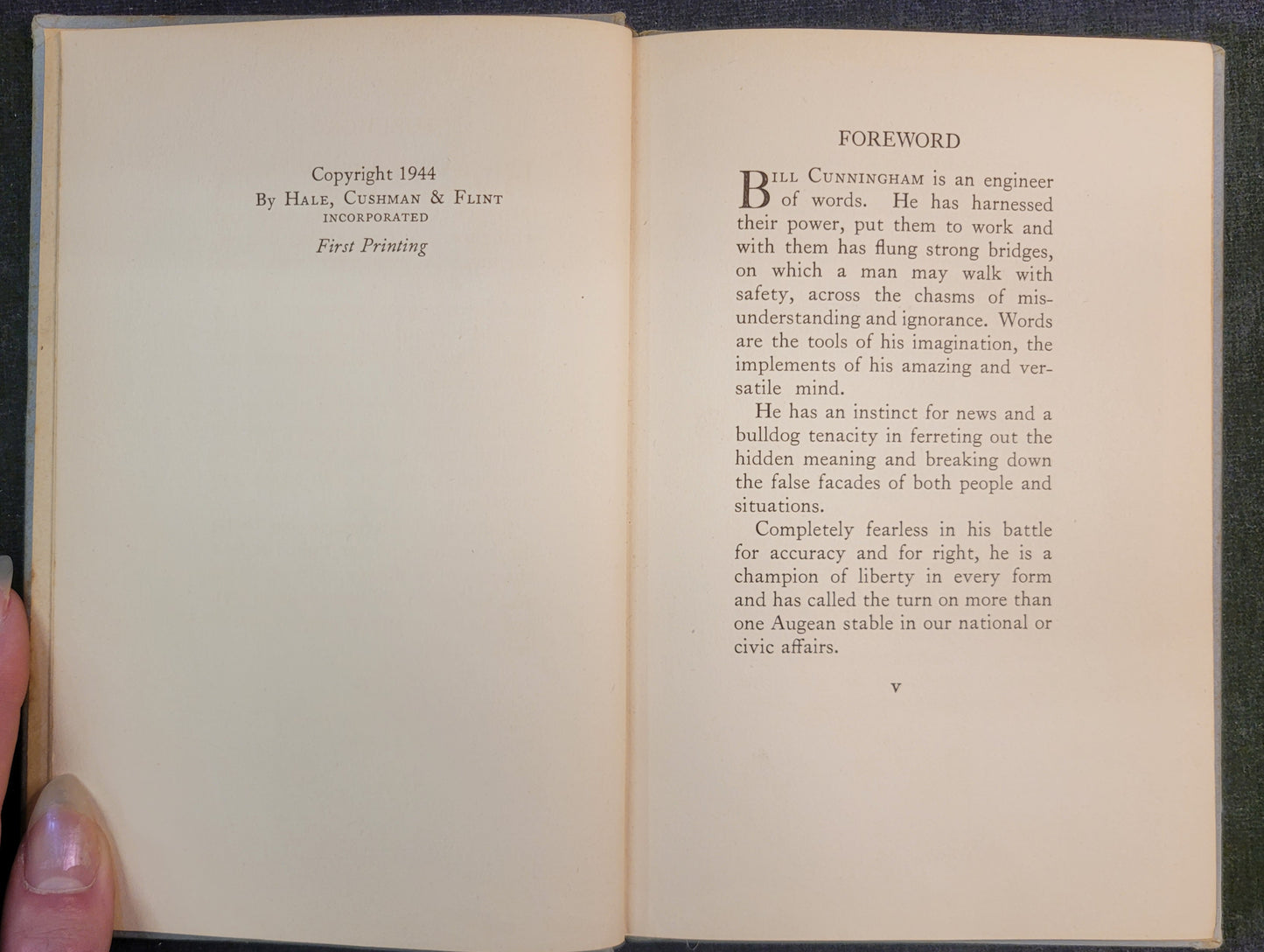 The Kid Next Door by Bill Cunningham - 1944 First Printing
