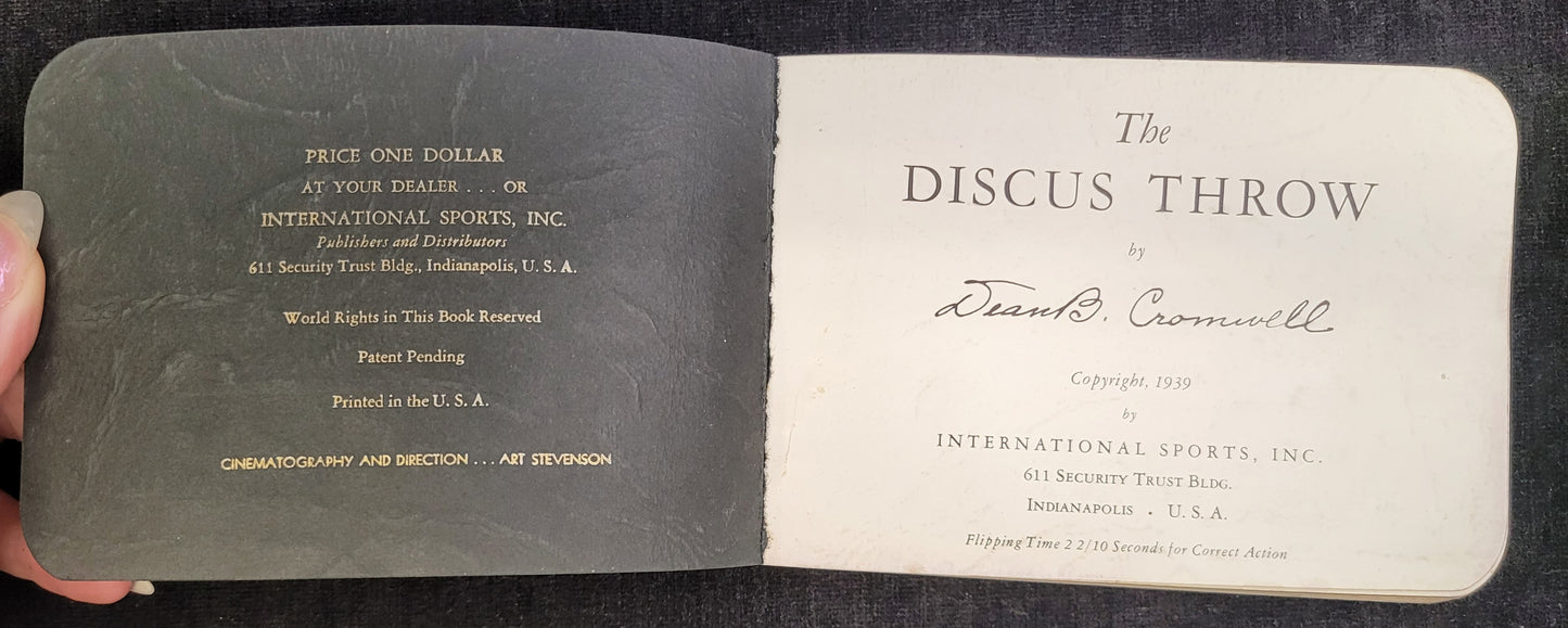 The Discus Throw by Dean B. Cromwell - Flicker Book - 1939