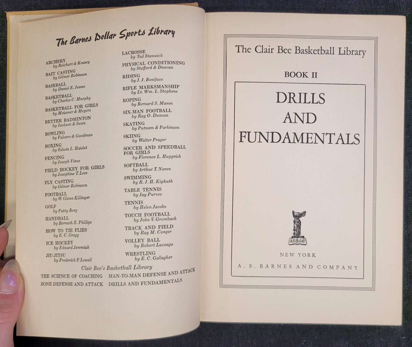 Clair Bee's Basketball Library - Book II: Drills and Fundamentals - 1942