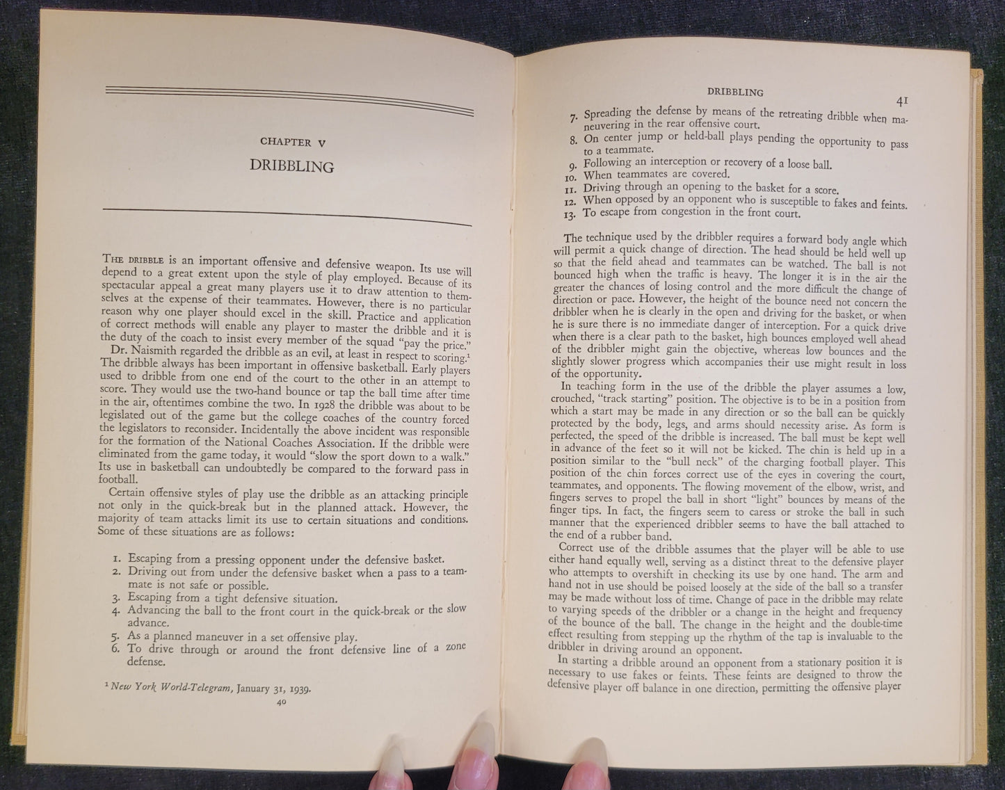 Clair Bee's Basketball Library - Book II: Drills and Fundamentals - 1942