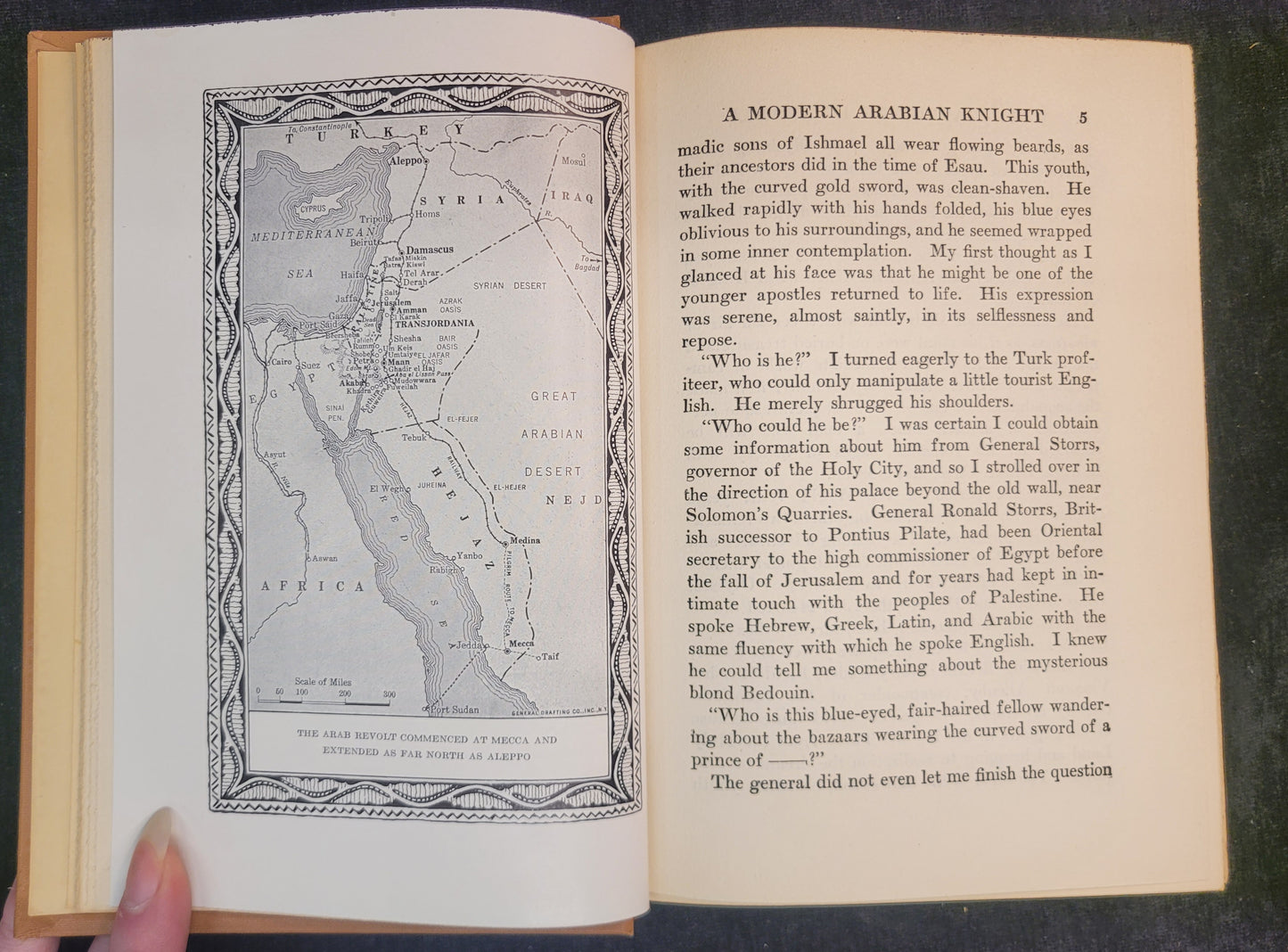 With Lawrence In Arabia by Lowell Thomas - With Pictures by H. A. Chase and the Author - 1924 First Edition