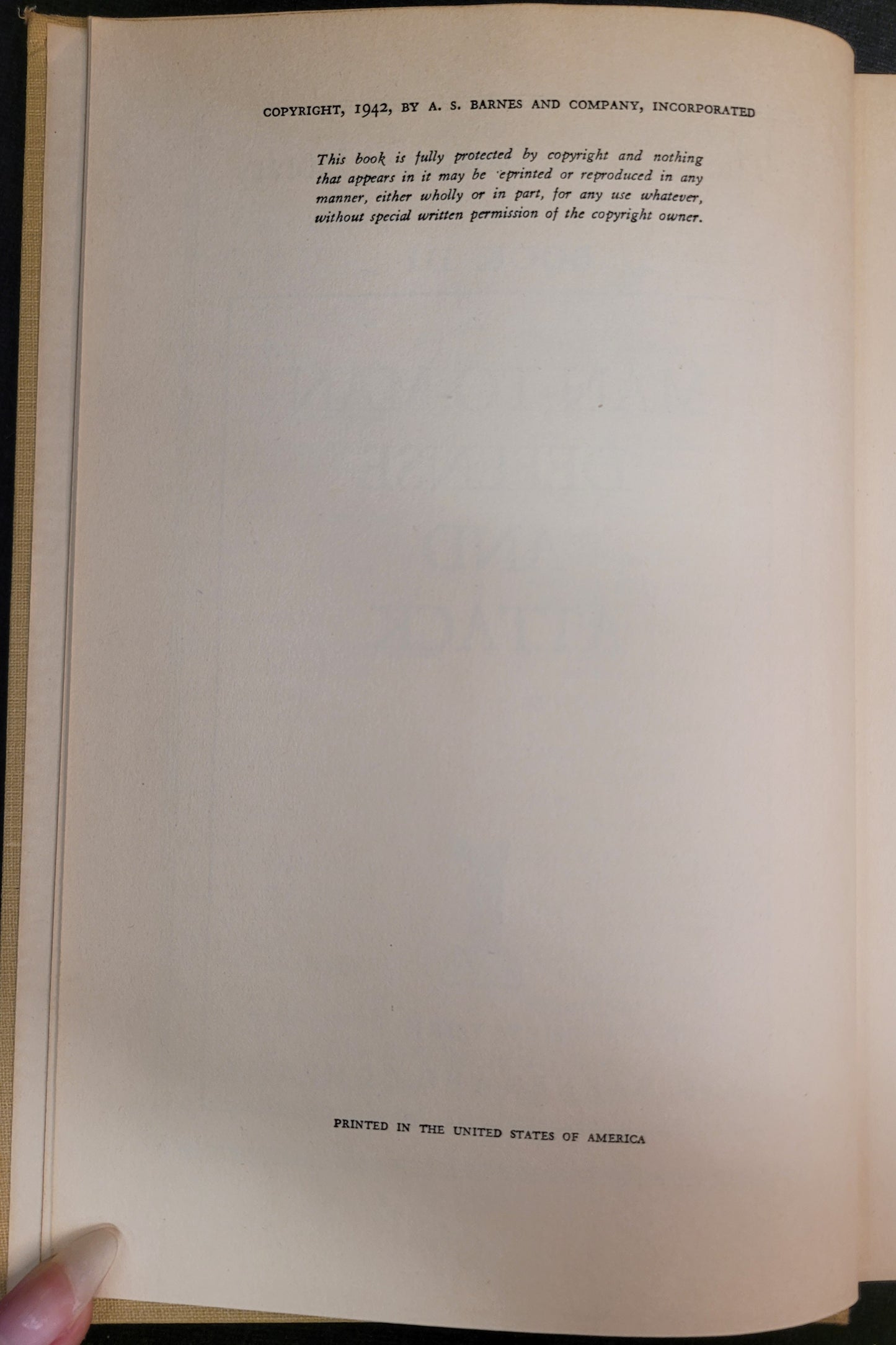 Clair Bee's Basketball Library - Book III: Man-To-Man Defense and Attack - 1942 First Edition