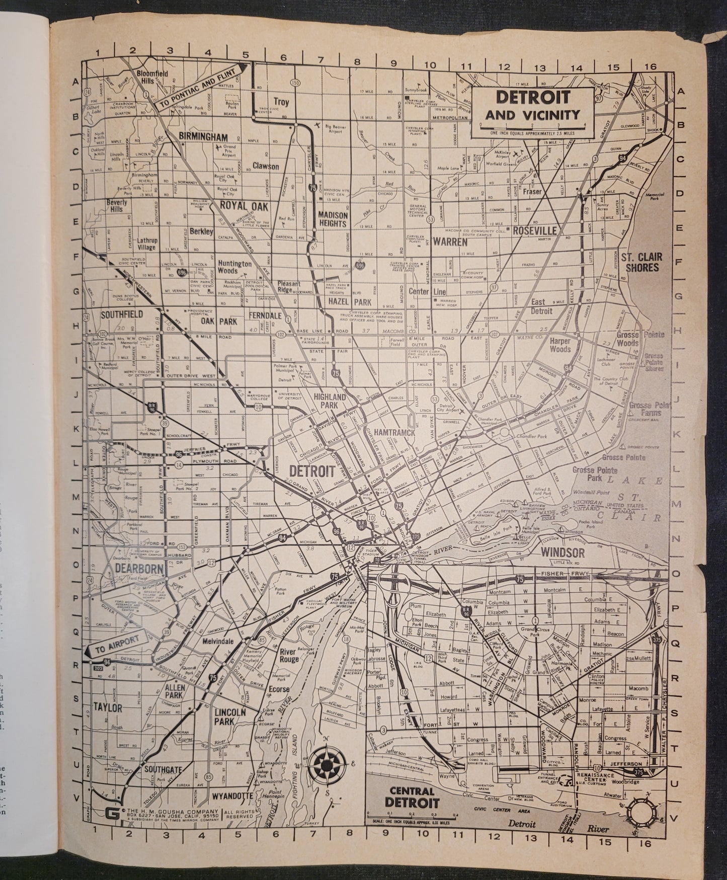 "Where" Travel Magazine - Detroit, Michigan - 1976