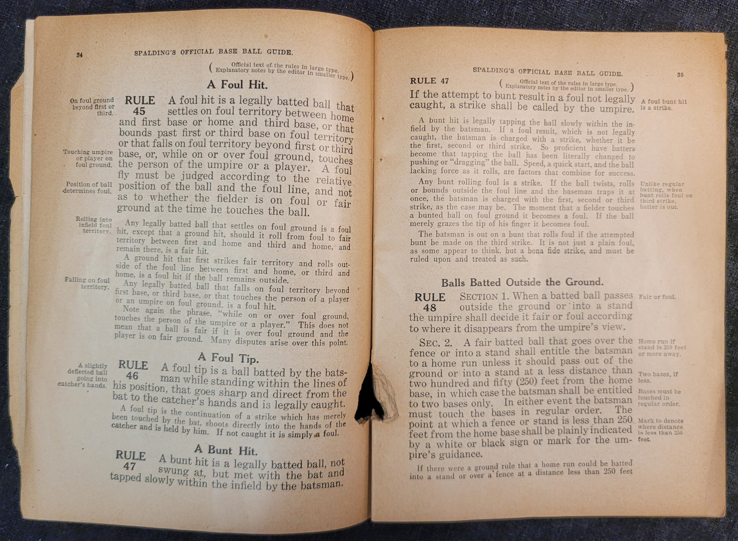 Spalding Official Baseball Guide - Missing Cover - 1927
