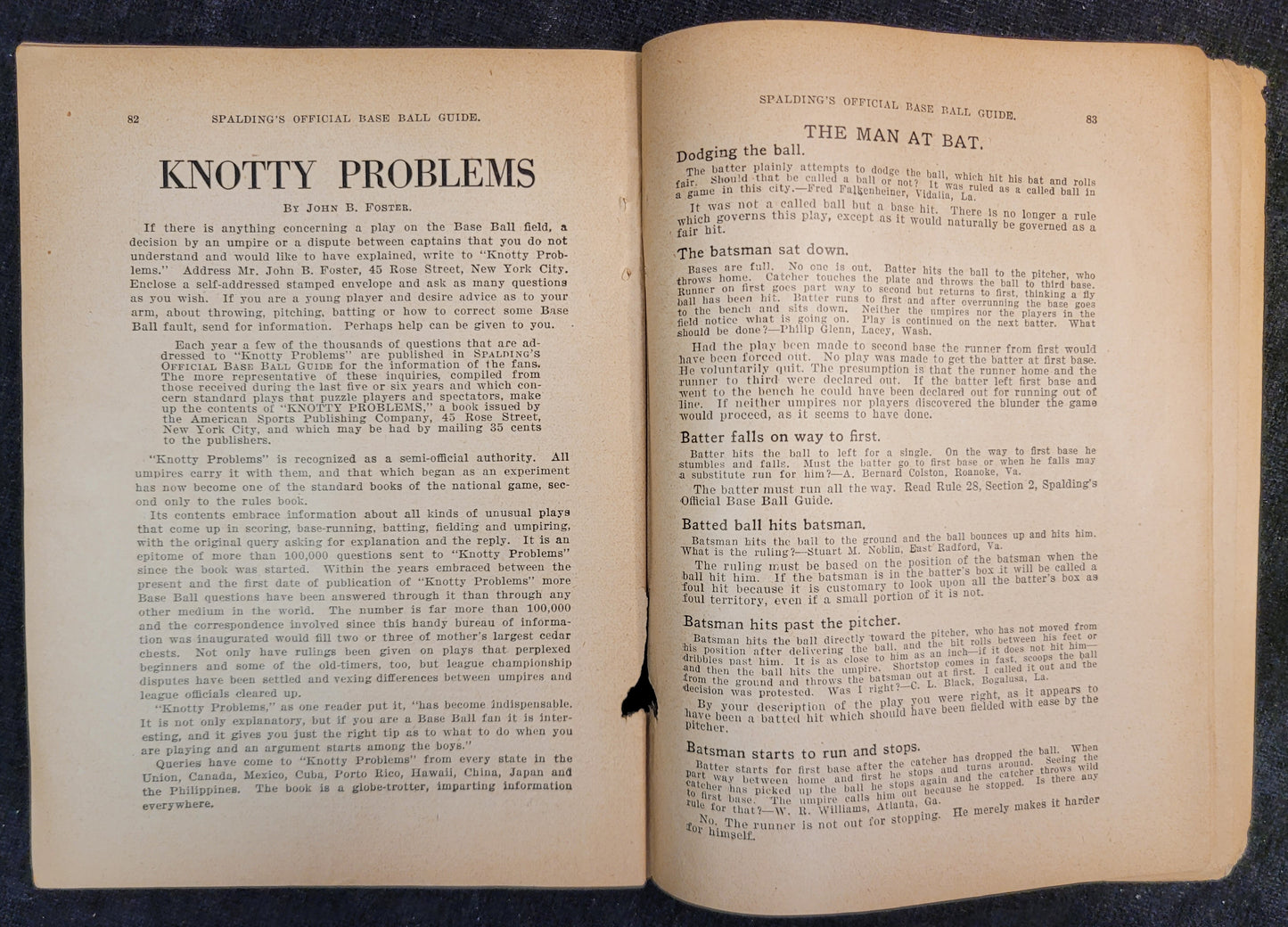 Spalding Official Baseball Guide - Missing Cover - 1927