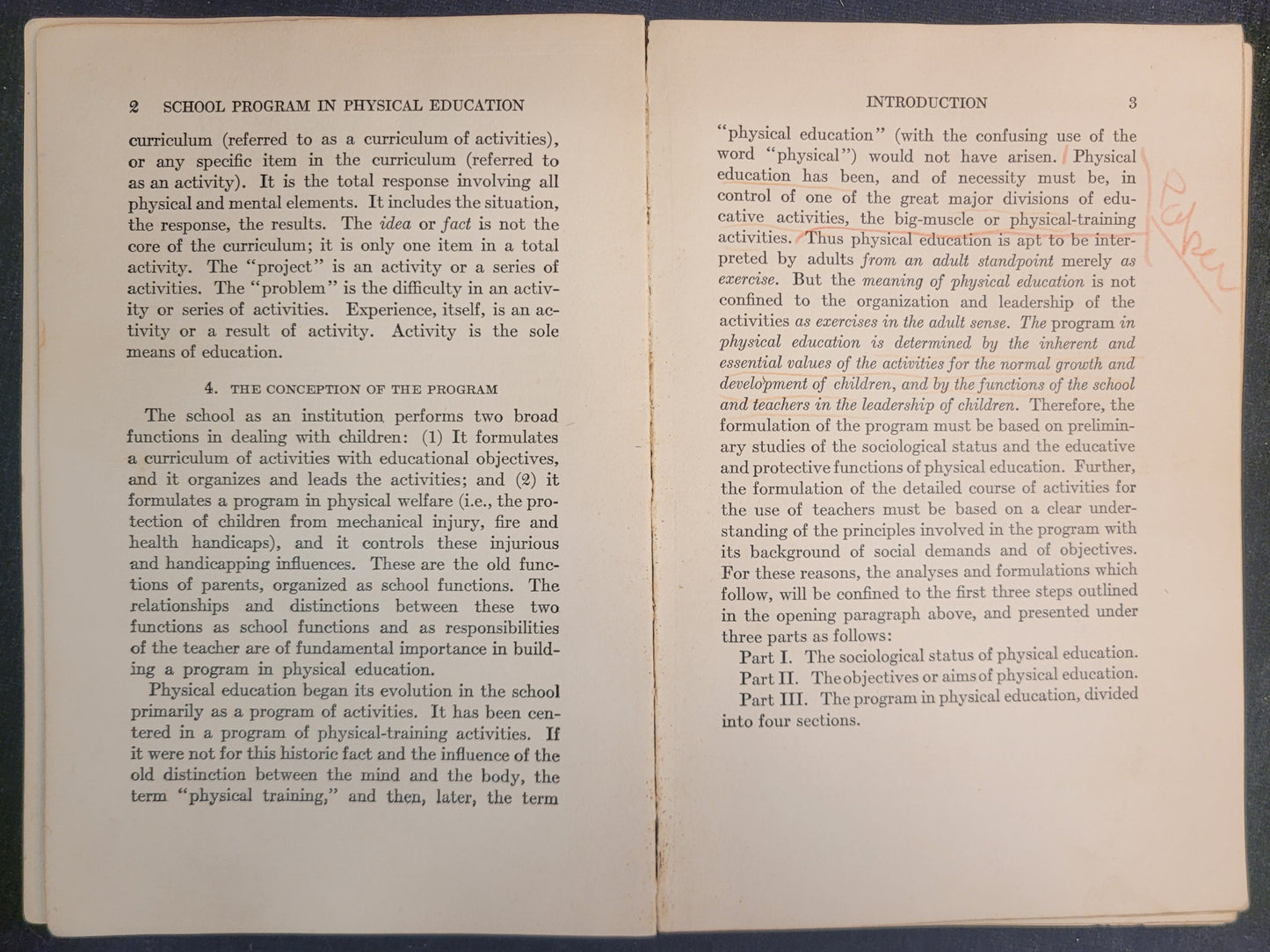 School Program in Physical Education by Clark W. Hetherington - 1922
