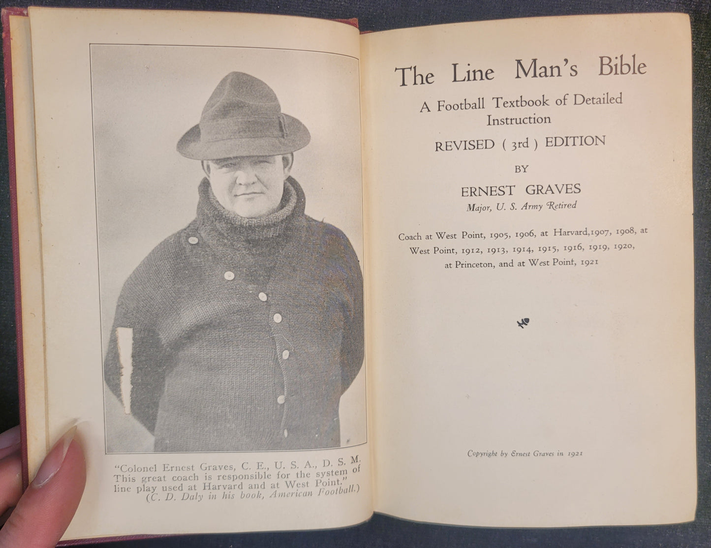 The Line Man's Bible by Ernest Graves - Revised (3rd) Edition - Signed by Author - 1921