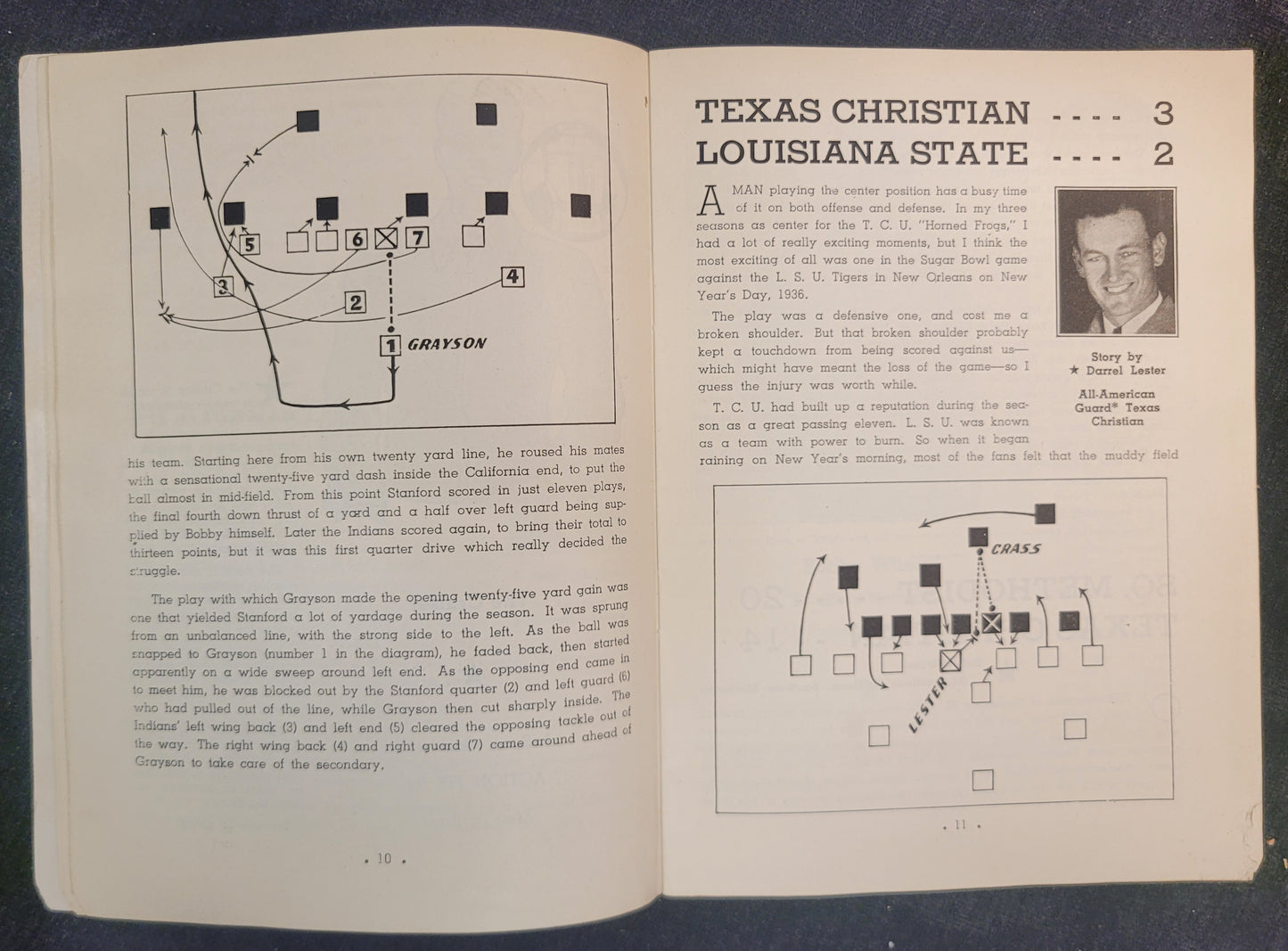 Crucial Games and the Plays That Won Them - 1936