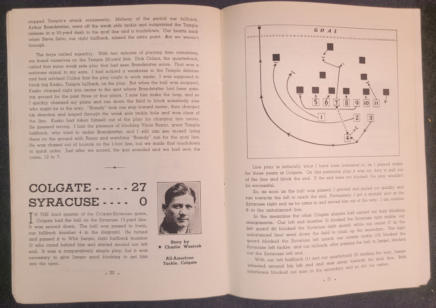 Crucial Games and the Plays That Won Them - 1936