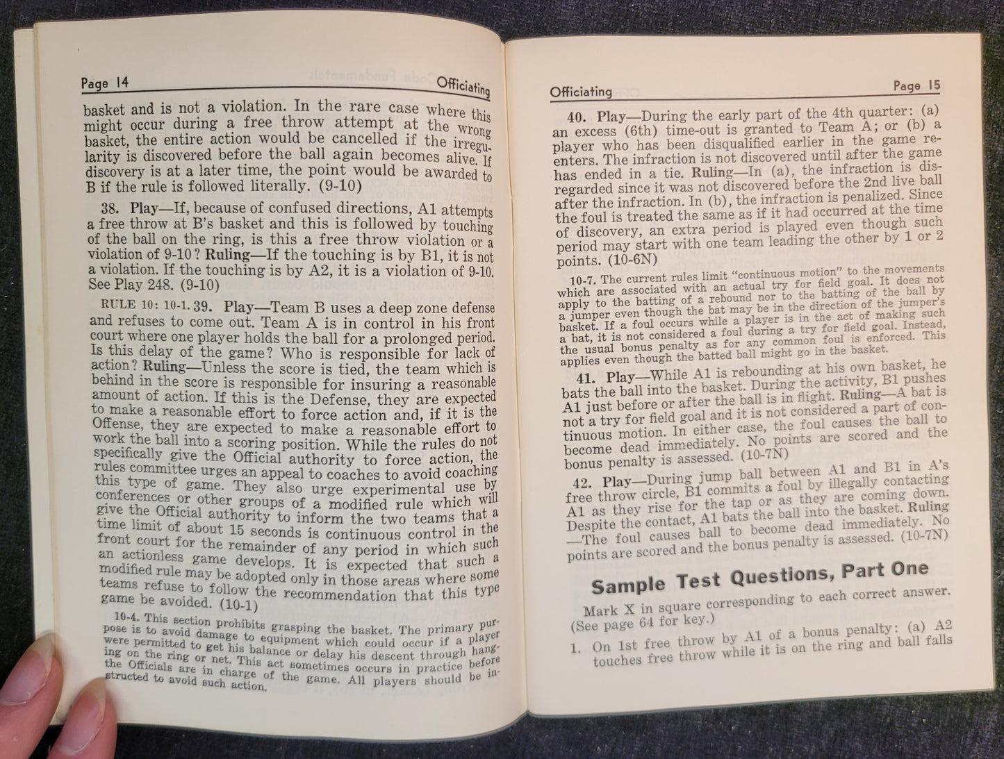 Basketball Case Book 1956-57