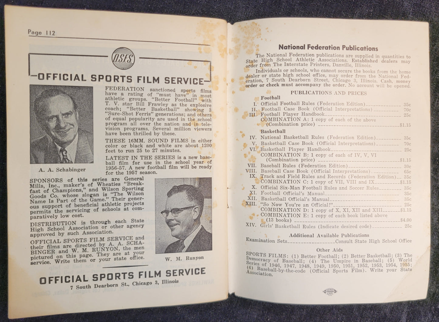 Basketball Case Book 1956-57
