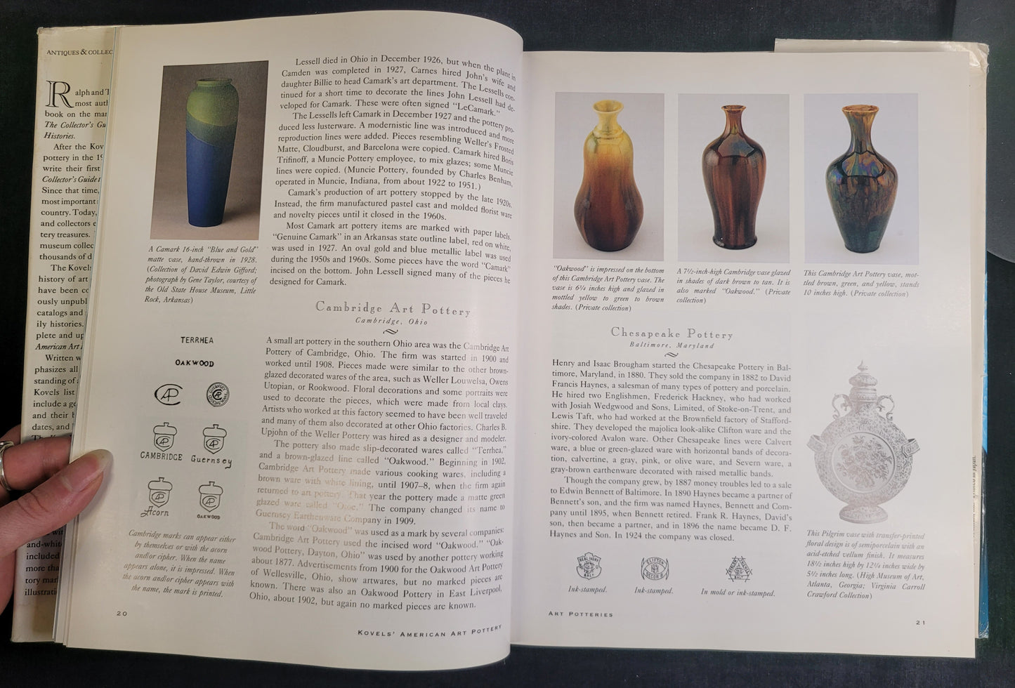 Kovel's American Art Pottery by Ralph and Terry Kovel - 1993