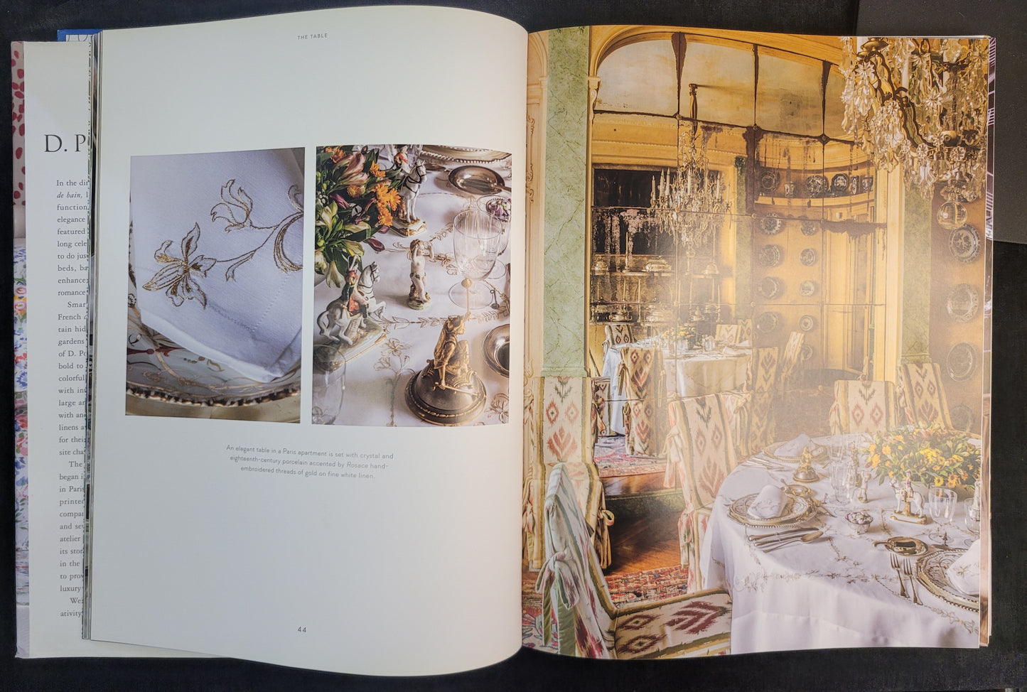 D. Porthault - The Art of Luxury Linens by Brian D. Coleman and photos by Erik Kvalsvik