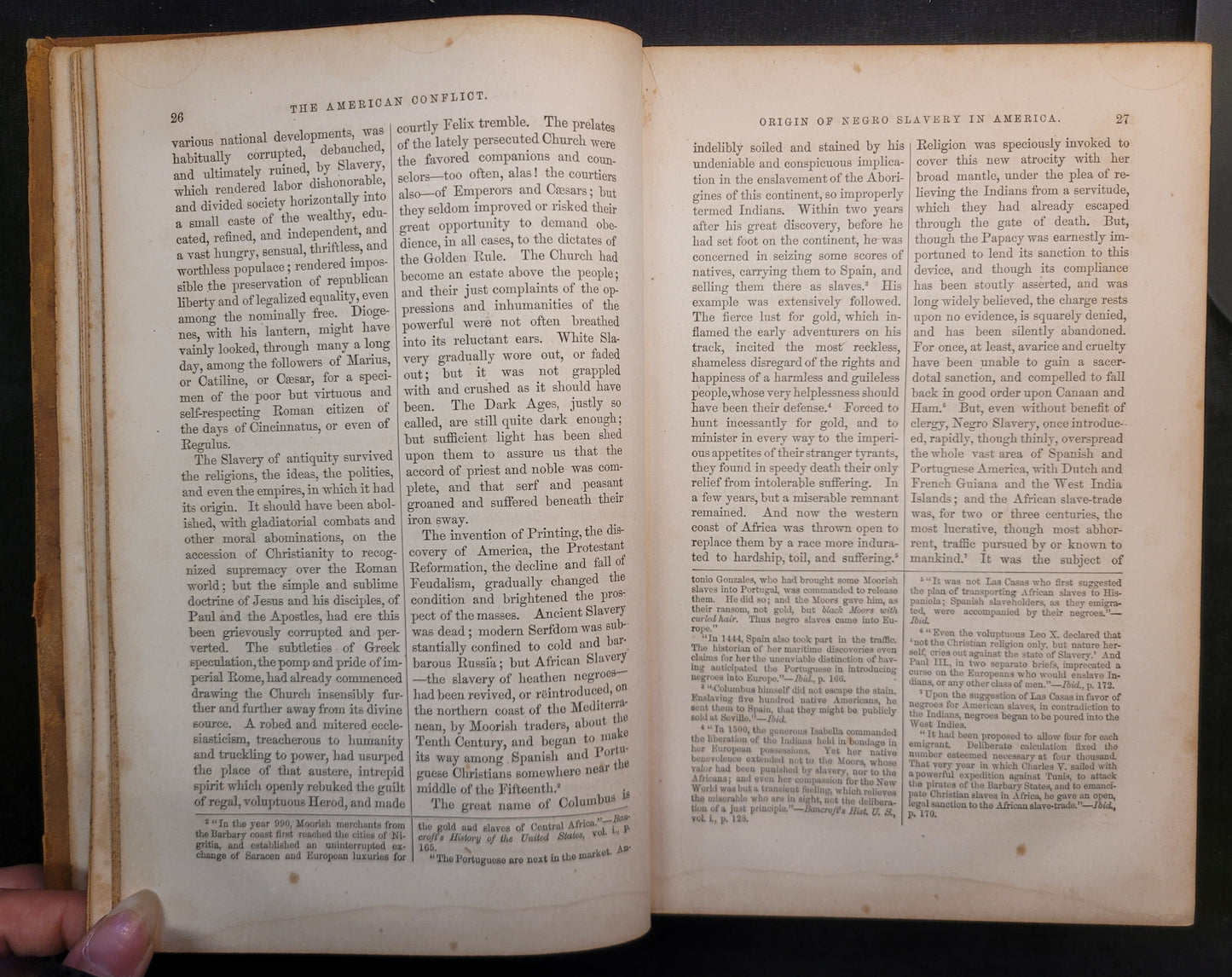 The American Conflict - Volume 1 of 2 by Horace Greeley - 1864 First Edition
