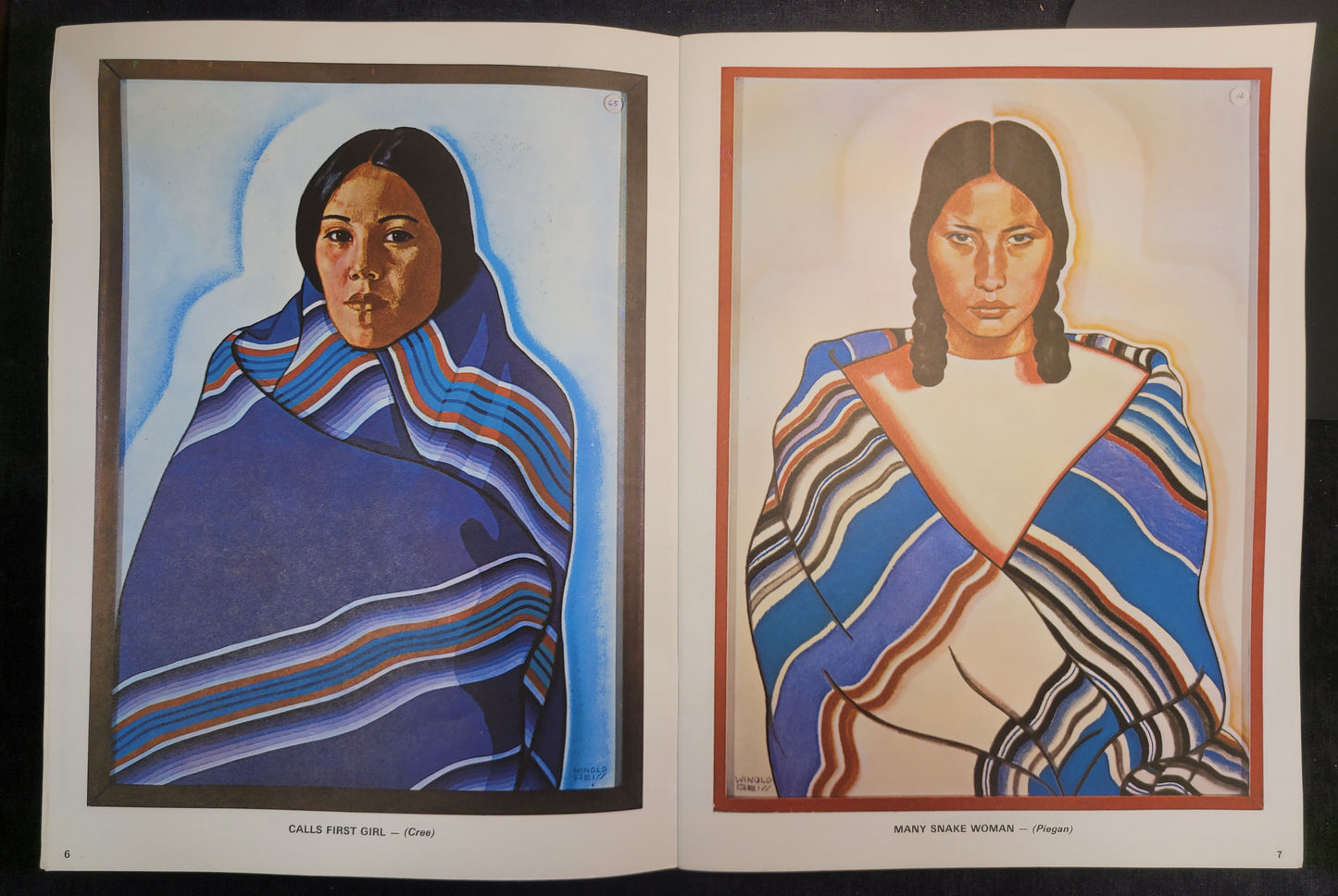 Indians of the Northwest by Winold Reiss - 1960s