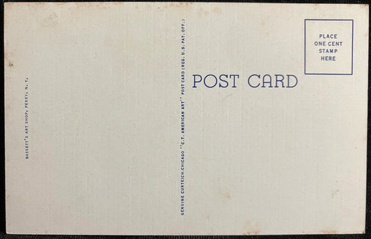 Ox-Bow Bend - Letchworth State Park, New York - Vintage Postcard