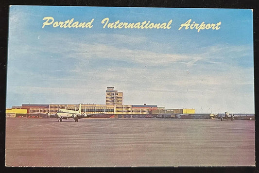 Portland International Airport, Portland, Oregon - Vintage Postcard