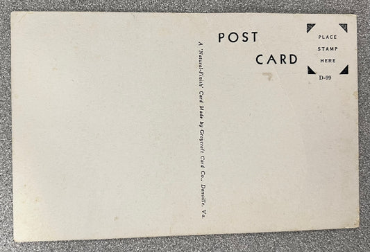 Wreck of the "Old 97" - September 27, 1903 - Denville, Virginia - Black and White Postcard