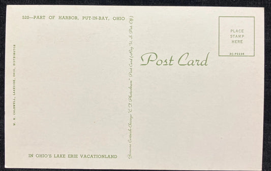 Part of the Harbor, Put-in-Bay, Ohio - Vintage Postcard