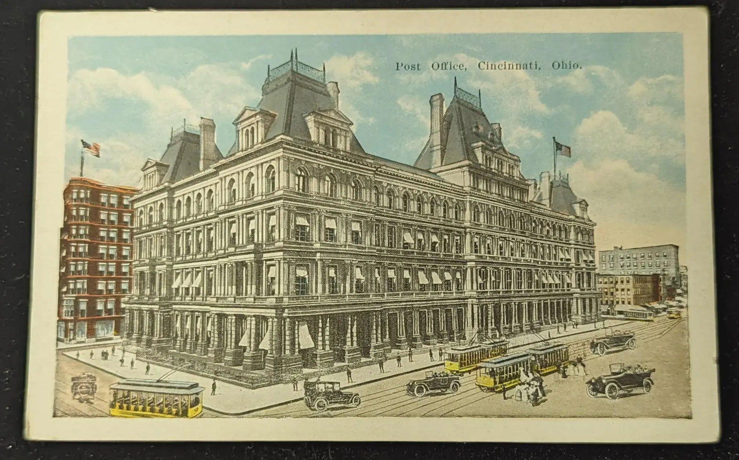 Post Office, Cincinnati, Ohio - Vintage Government Postcard