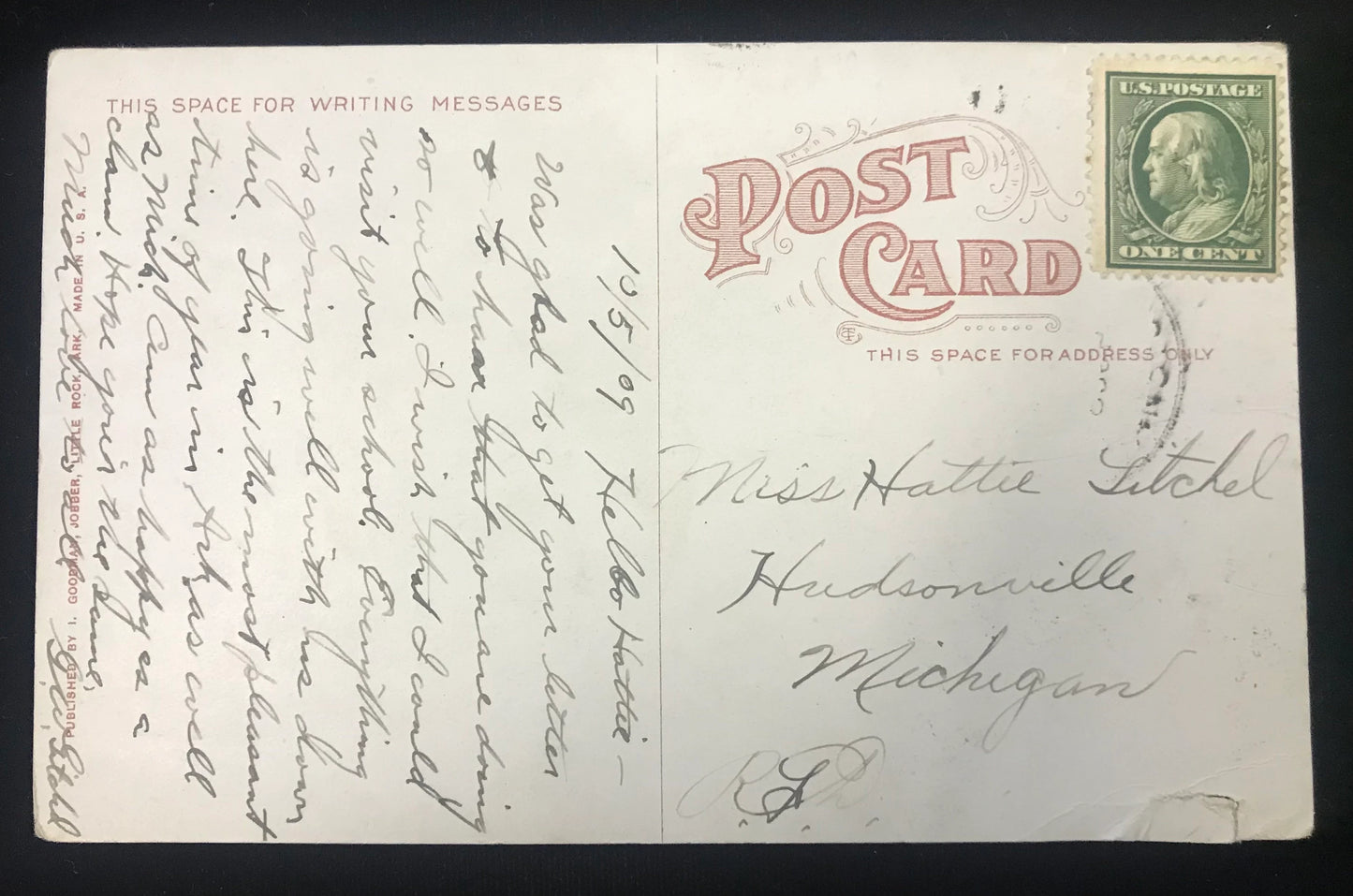 St. Vincent's Infirmary - Little Rock, Arkansas - 1900s Postcard