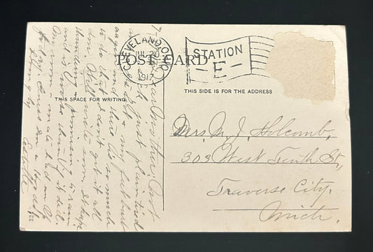 Post Office, Cleveland, Ohio - Vintage Postcard