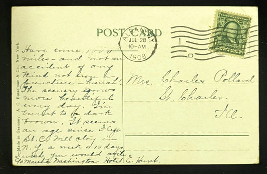 Mall Washington Park, Albany, New York - Vintage New York Postcard - Walking Park in Ohio - Keeping