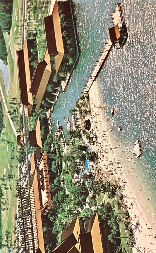 Polynesian Village - Disney World - Orlando, Florida - Vintage Postcard