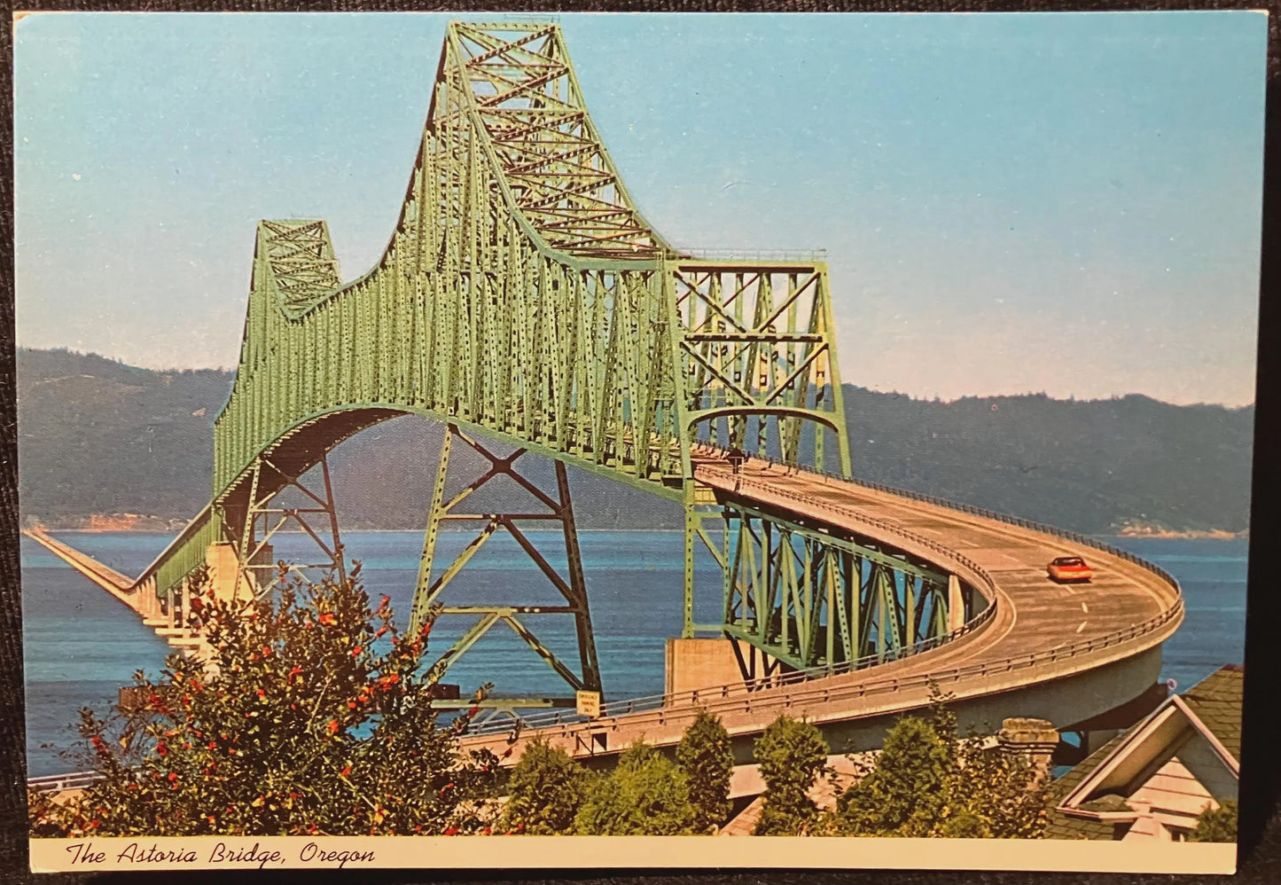 Astoria Bridge, Oregon - Vintage Postcard
