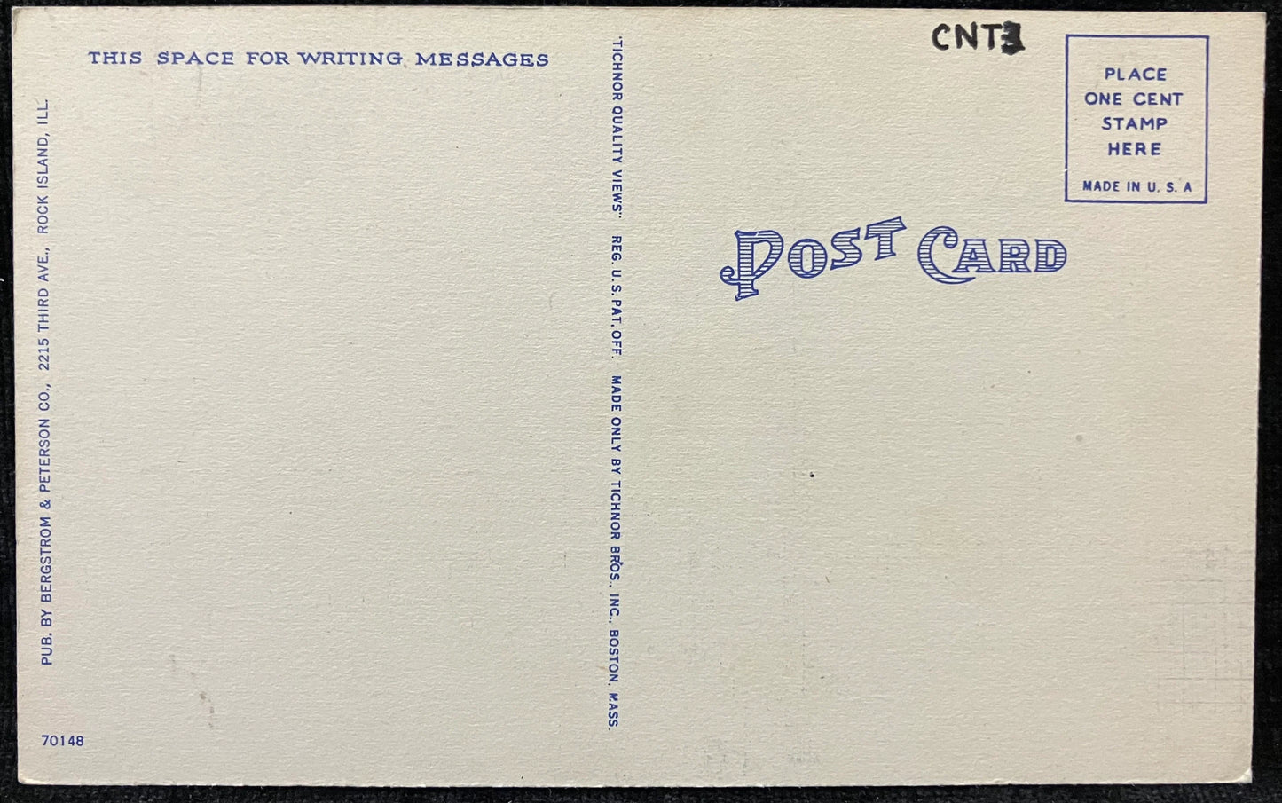 Rock Island Centennial Bridge, Rock Island, Illinois - Vintage Postcard