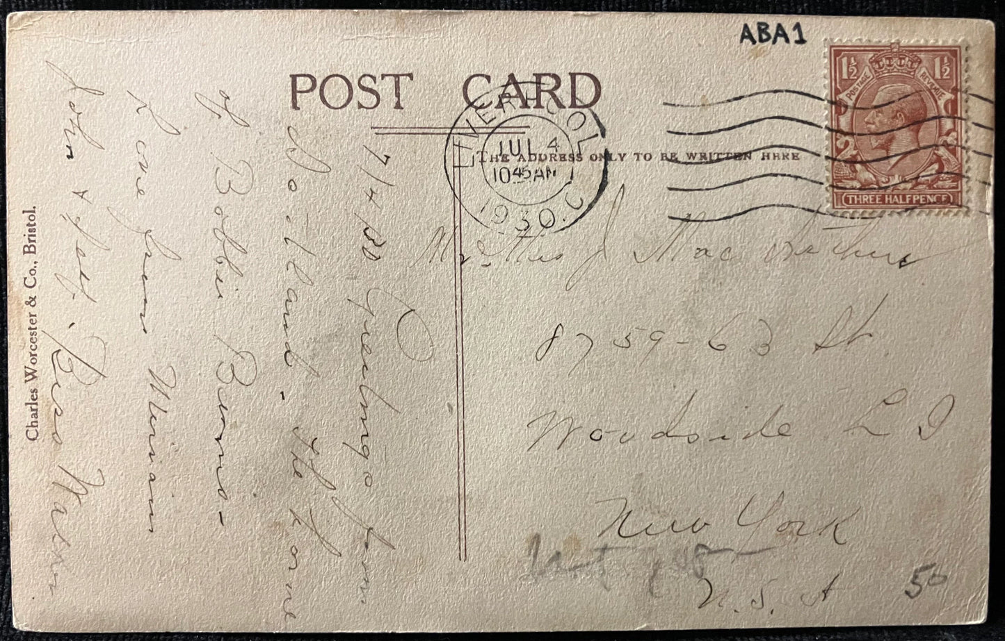 Auld and New Brigs o' Doon, Ayr - Elmer Keene - Vintage United Kingdom Postcard