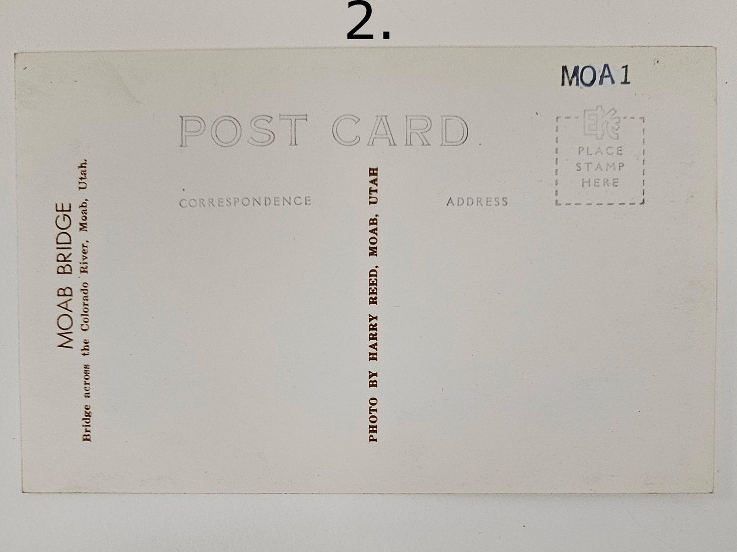 1940s Photo Postcard Set - Bridge Over Colorado River Canyon, Moab Utah - Aerial Photos By Harry Ree
