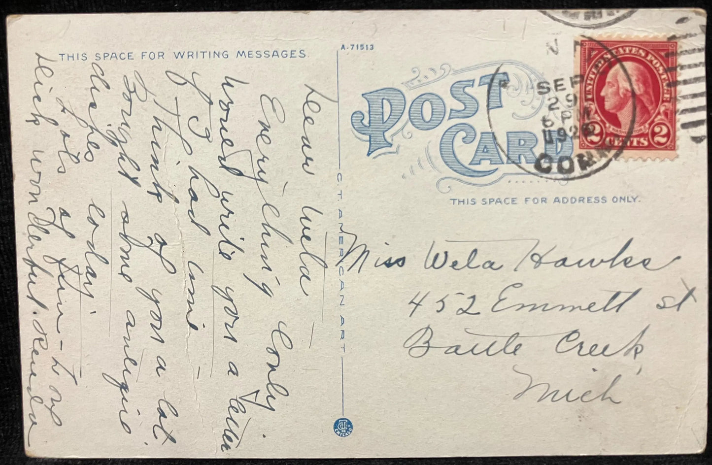 Bridgeport Hospital - Bridgeport, Connecticut - Vintage Hospital Postcard