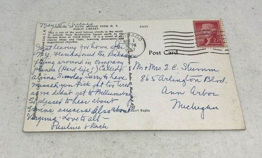 New York Vintage Postcard