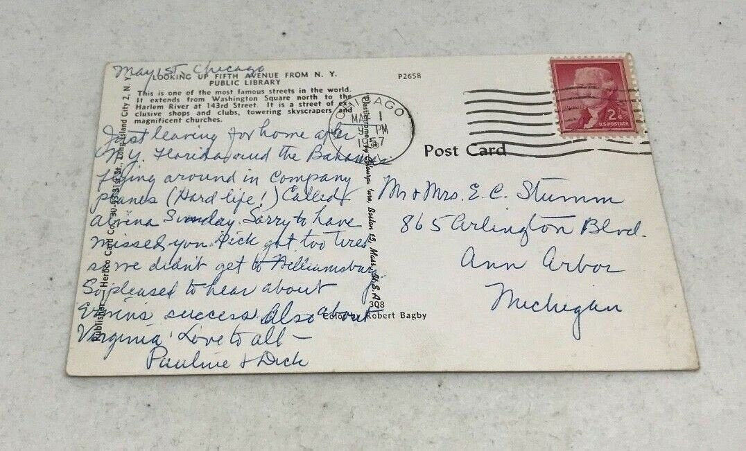 New York Vintage Postcard