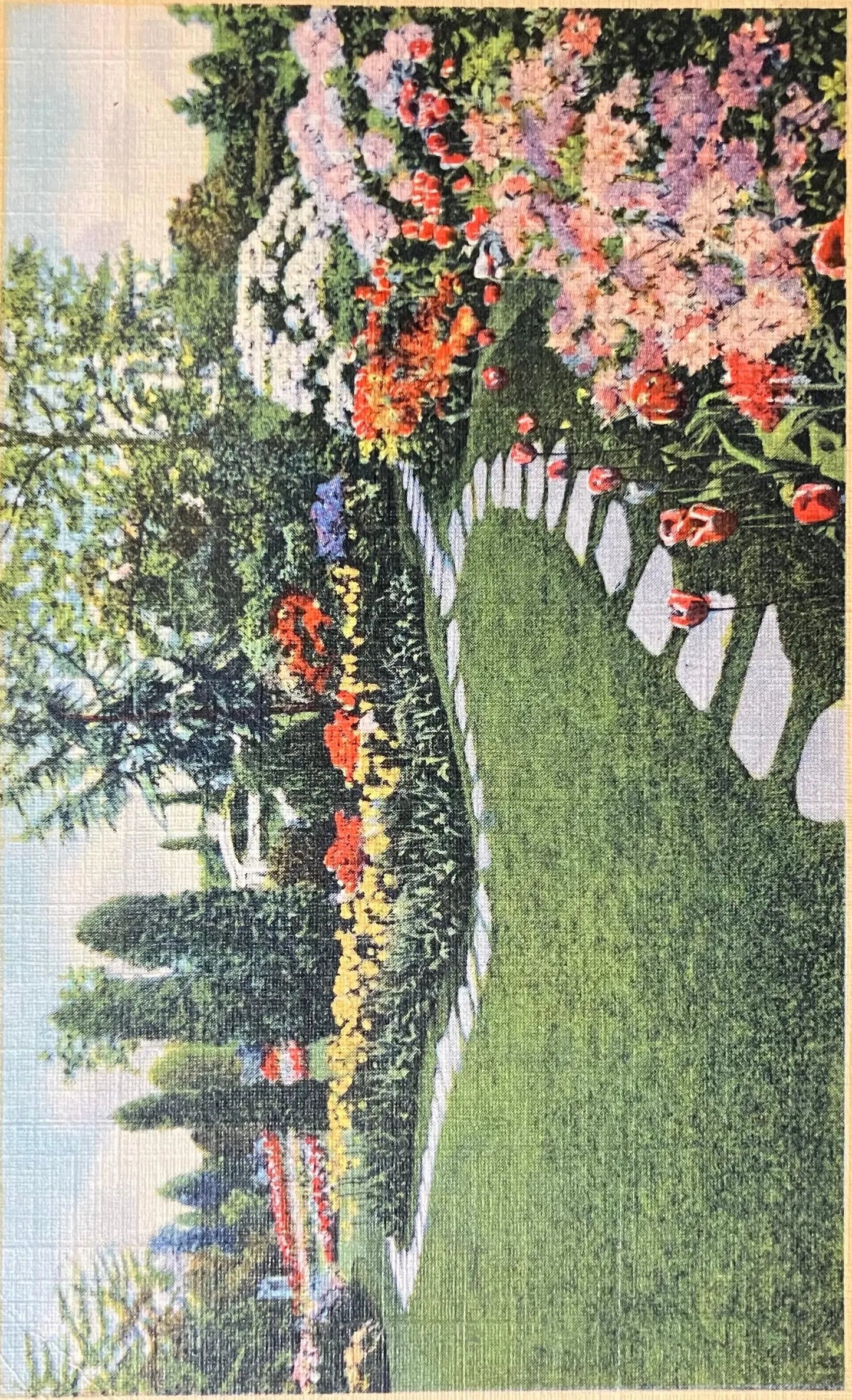Azaleas and Rhododendrons, Lambert Gardens, Portland Oregon - Vintage Public Gardens Postcard