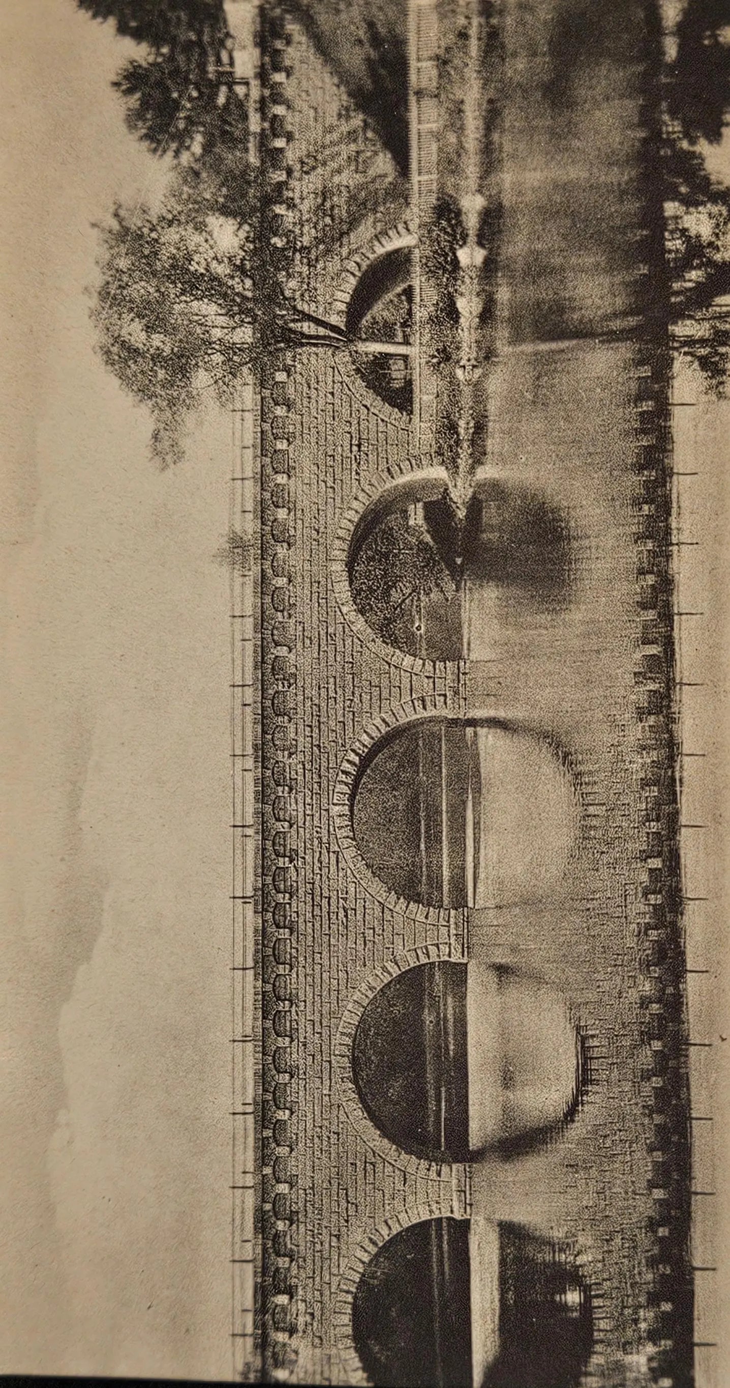 Metropolitan Bridge Northboro, Massachusetts Photo - Vintage pre 1906Postcard