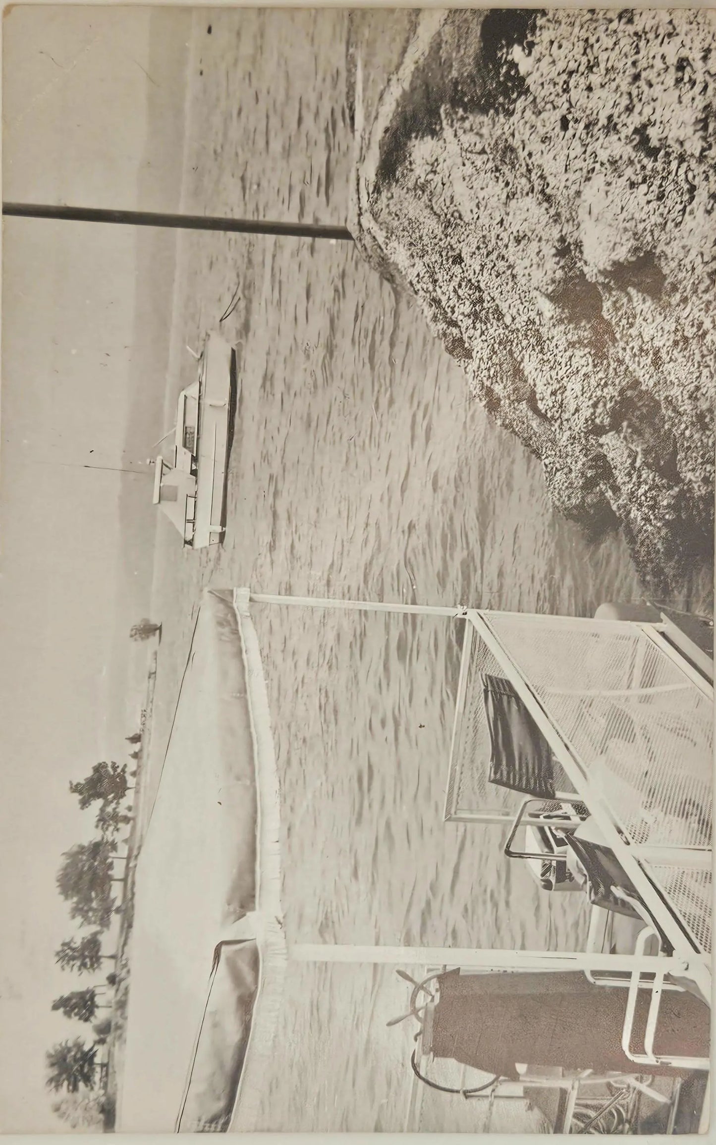 Kentucky Ken Lake Boat Dock in the 1970s- Vintage Postcard